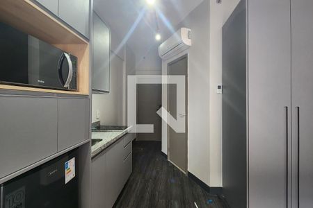 Cozinha de apartamento à venda com 1 quarto, 19m² em Santa Paula, São Caetano do Sul