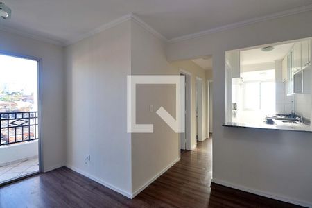 Sala de apartamento para alugar com 2 quartos, 56m² em Vila Valparaíso, Santo André