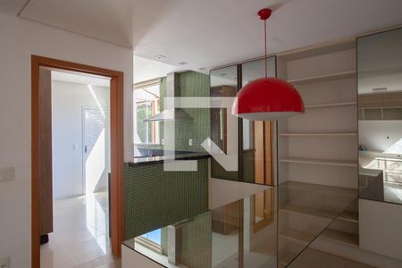 Sala de Jantar de casa à venda com 3 quartos, 170m² em Garças, Belo Horizonte