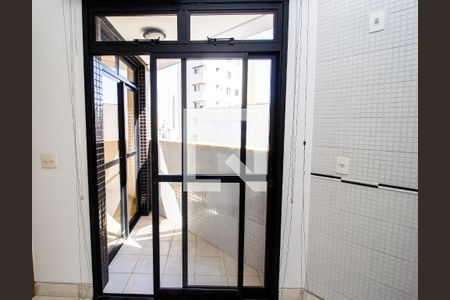 Varanda da Sala/Quarto de apartamento à venda com 1 quarto, 45m² em Funcionários, Belo Horizonte