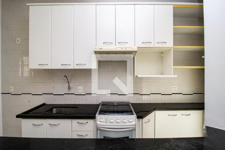 Cozinha de apartamento à venda com 1 quarto, 45m² em Funcionários, Belo Horizonte