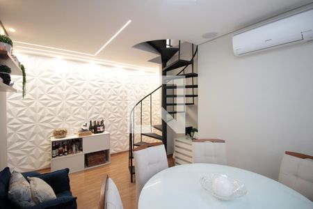 Sala de apartamento à venda com 2 quartos, 107m² em Castelo, Belo Horizonte