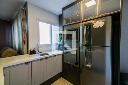 Cozinha de apartamento para alugar com 3 quartos, 140m² em Vila Valparaíso, Santo André