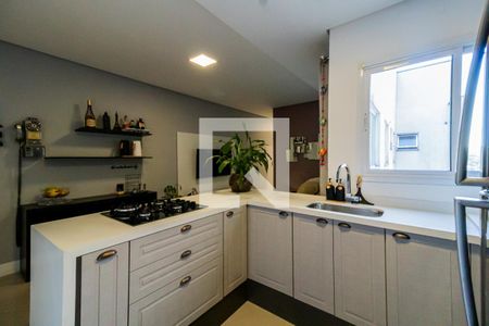 Cozinha de apartamento para alugar com 3 quartos, 140m² em Vila Valparaíso, Santo André