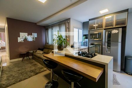 Sala de apartamento para alugar com 3 quartos, 140m² em Vila Valparaíso, Santo André