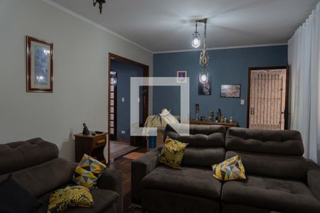 Sala de casa à venda com 3 quartos, 198m² em Jardim Silvana, Santo André