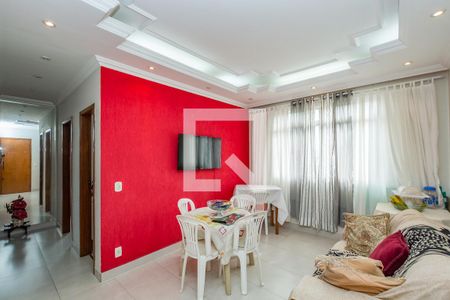 Sala de apartamento para alugar com 3 quartos, 89m² em Monsenhor Messias, Belo Horizonte