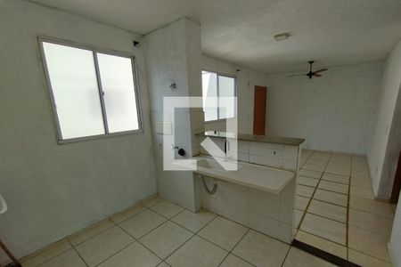 Cozinha - Lavanderia de apartamento para alugar com 2 quartos, 45m² em Jardim Silvio Passalacqua, Ribeirão Preto