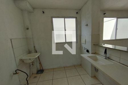 Cozinha - Lavanderia de apartamento para alugar com 2 quartos, 45m² em Jardim Silvio Passalacqua, Ribeirão Preto