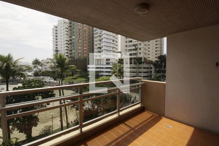 Varanda da Sala de apartamento para alugar com 2 quartos, 134m² em Vila Luis Antonio, Guarujá