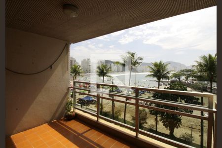 Varanda da Sala de apartamento para alugar com 2 quartos, 134m² em Vila Luis Antonio, Guarujá