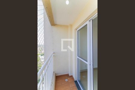 Varanda da Sala de apartamento à venda com 2 quartos, 54m² em Jardim Henriqueta, Taboão da Serra