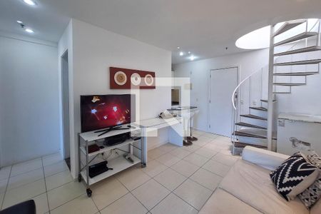 Sala/Cozinha de apartamento para alugar com 1 quarto, 78m² em Camboinhas, Niterói