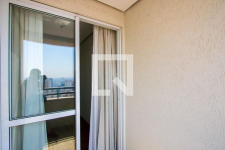 Varanda da sala de kitnet/studio à venda com 1 quarto, 45m² em Centro, Santo André