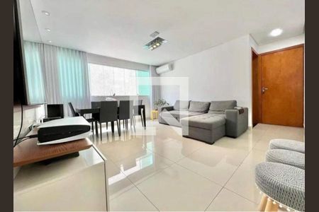 sala 1 de apartamento à venda com 2 quartos, 65m² em Castelo, Belo Horizonte