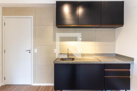 Sala e Cozinha de apartamento para alugar com 1 quarto, 24m² em Bela Vista, São Paulo