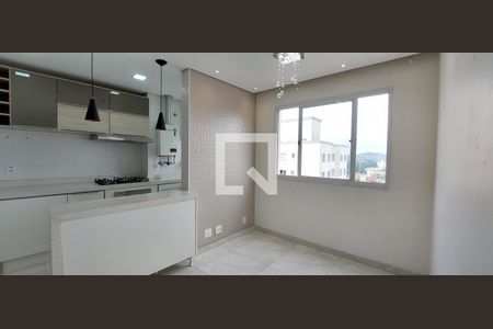 Sala de apartamento à venda com 3 quartos, 84m² em Parque São Vicente, Santo André