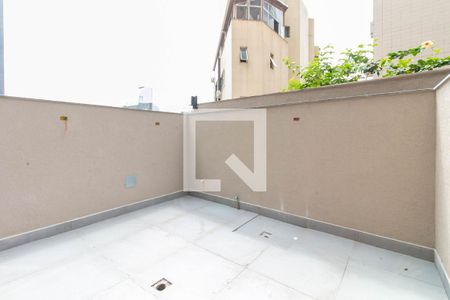 Varanda de apartamento para alugar com 1 quarto, 55m² em Funcionários, Belo Horizonte