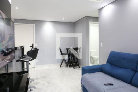 Sala de apartamento para alugar com 2 quartos, 64m² em Campestre, Santo André