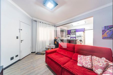 Sala de apartamento para alugar com 2 quartos, 68m² em Vila Valparaíso, Santo André