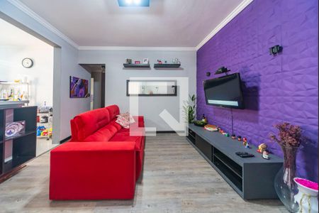 Sala de apartamento para alugar com 2 quartos, 68m² em Vila Valparaíso, Santo André