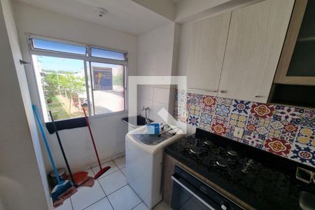 Cozinha - Lavanderia de apartamento para alugar com 2 quartos, 42m² em Jardim Florestan Fernandes, Ribeirão Preto