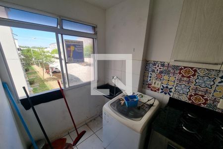 Cozinha - Lavanderia de apartamento para alugar com 2 quartos, 42m² em Jardim Florestan Fernandes, Ribeirão Preto