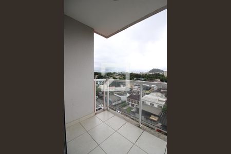 Varanda da Sala de apartamento à venda com 3 quartos, 70m² em Anil, Rio de Janeiro