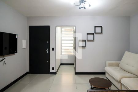 Sala de apartamento para alugar com 1 quarto, 48m² em Barcelona, São Caetano do Sul