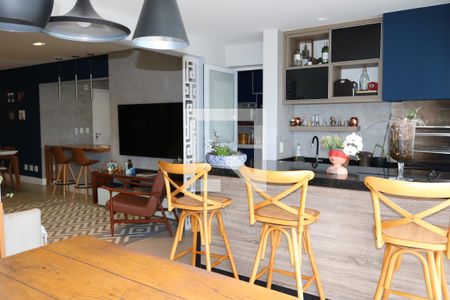 Varanda Gourmet de apartamento à venda com 3 quartos, 130m² em Jardim Sao Caetano, São Caetano do Sul