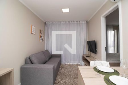 Sala de apartamento para alugar com 1 quarto, 40m² em Jardim Goiás, Goiânia