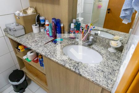 Banheiro da suíte de apartamento à venda com 3 quartos, 88m² em Vila Brandina, Campinas