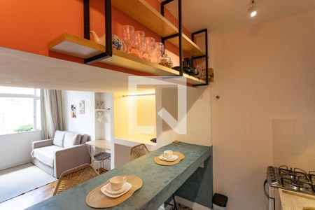 Cozinha de kitnet/studio à venda com 1 quarto, 27m² em Flamengo, Rio de Janeiro