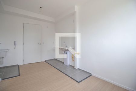 Sala - Cozinha - Área de serviço de apartamento à venda com 1 quarto, 25m² em Sé, São Paulo