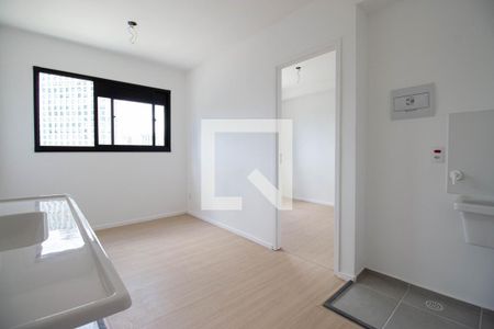 Sala - Cozinha - Área de serviço de apartamento à venda com 1 quarto, 25m² em Sé, São Paulo