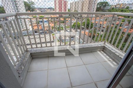 Varanda da sala de apartamento para alugar com 2 quartos, 51m² em Centro, Diadema