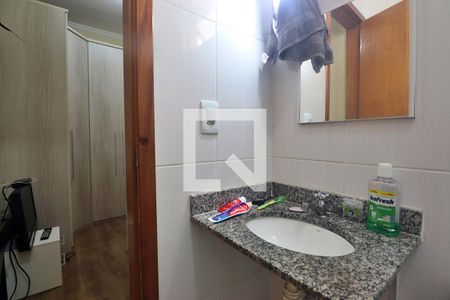 Suíte 1 - Banheiro  de casa de condomínio à venda com 2 quartos, 82m² em Vila Principe de Gales, Santo André