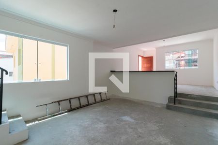 Sala de casa de condomínio à venda com 3 quartos, 150m² em Parque Monte Alegre, Taboão da Serra