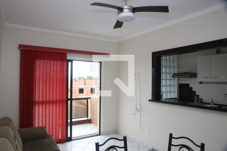 Sala de apartamento para alugar com 2 quartos, 71m² em Jardim Imperador, Praia Grande