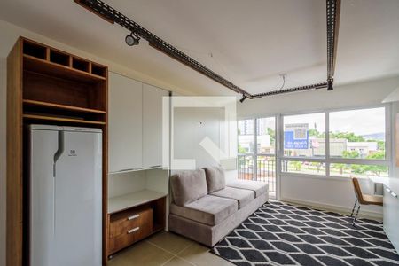 Sala/Cozinha de kitnet/studio à venda com 0 quarto, 30m² em Jardim Botânico, Porto Alegre