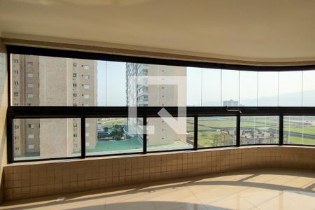 Sacada Sala de apartamento para alugar com 2 quartos, 79m² em Nova Mirim, Praia Grande