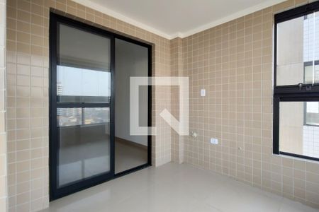 Sacada Sala de apartamento para alugar com 2 quartos, 67m² em Nova Mirim, Praia Grande