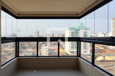 Sacada Sala de apartamento para alugar com 2 quartos, 67m² em Nova Mirim, Praia Grande