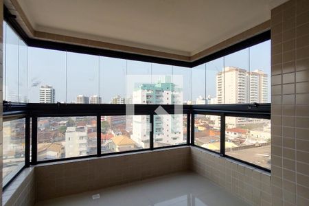 Sacada Sala de apartamento para alugar com 2 quartos, 67m² em Nova Mirim, Praia Grande