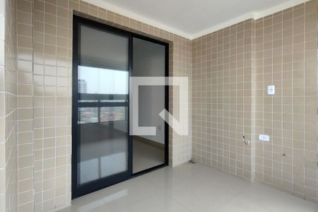 Sacada Sala de apartamento para alugar com 2 quartos, 69m² em Nova Mirim, Praia Grande