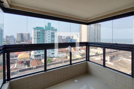 Sacada Sala de apartamento para alugar com 2 quartos, 69m² em Nova Mirim, Praia Grande