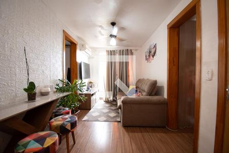 sala de apartamento para alugar com 3 quartos, 55m² em Santos Dumont, São Leopoldo