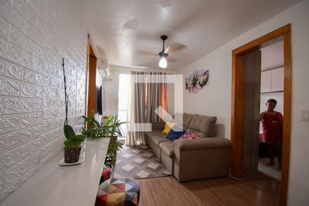 sala de apartamento para alugar com 3 quartos, 55m² em Santos Dumont, São Leopoldo