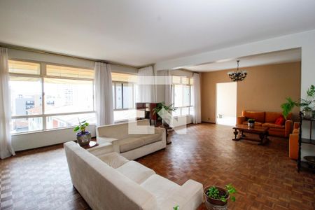 Sala de apartamento à venda com 4 quartos, 297m² em Santo Antônio, Belo Horizonte