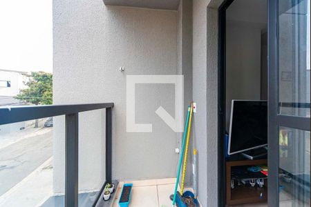 Varanda da Sala de apartamento para alugar com 2 quartos, 53m² em Vila Curuca, Santo André